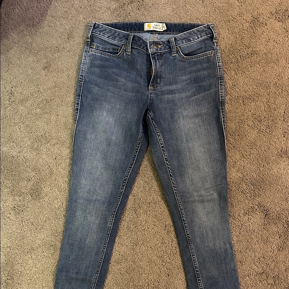 Carhart Women's Skinny Jeans in Blue